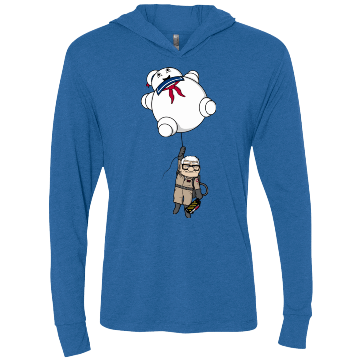 T-Shirts Vintage Royal / X-Small Up Busters Triblend Long Sleeve Hoodie Tee