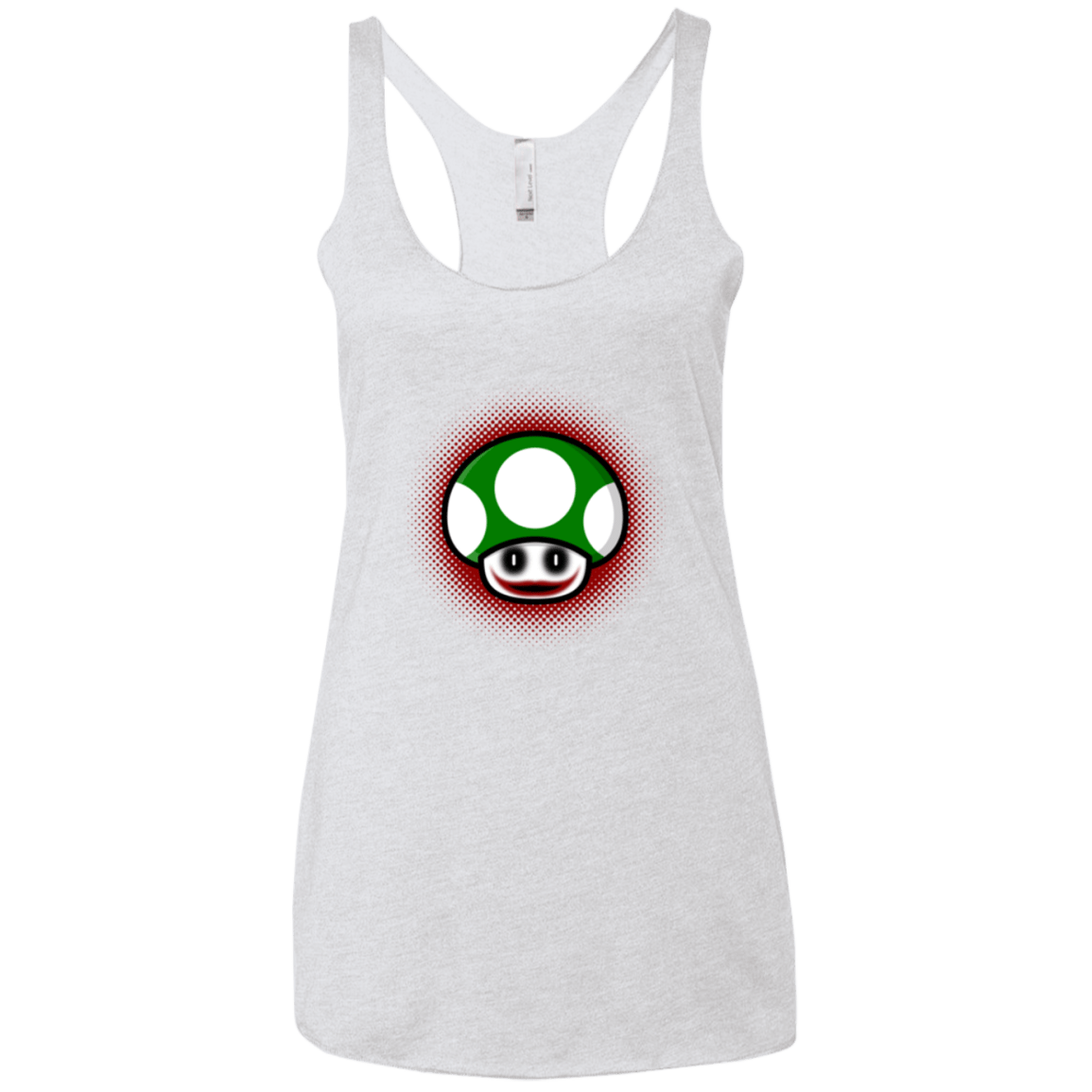 T-Shirts Heather White / X-Small Up Joker Women's Triblend Racerback Tank