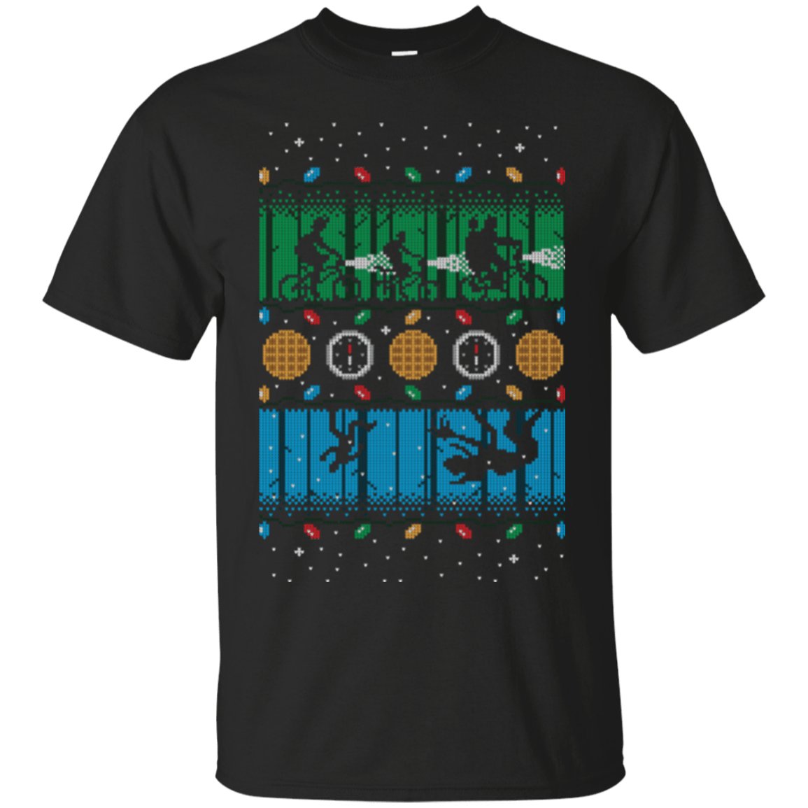 T-Shirts Black / Small Upside Down Christmas T-Shirt