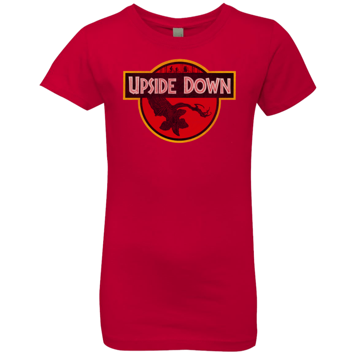 T-Shirts Red / YXS Upside Down Girls Premium T-Shirt