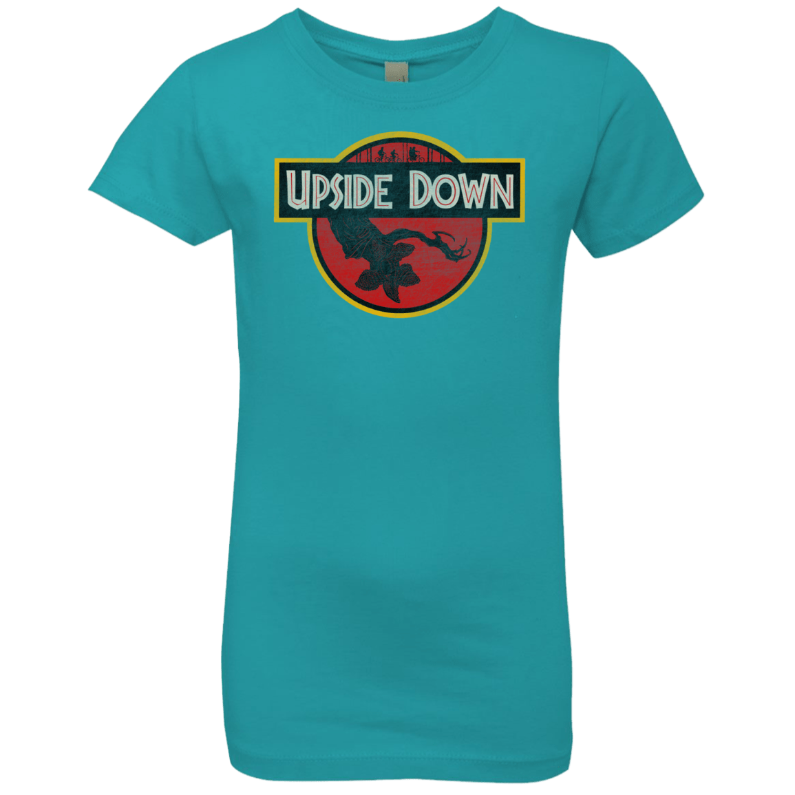 T-Shirts Tahiti Blue / YXS Upside Down Girls Premium T-Shirt