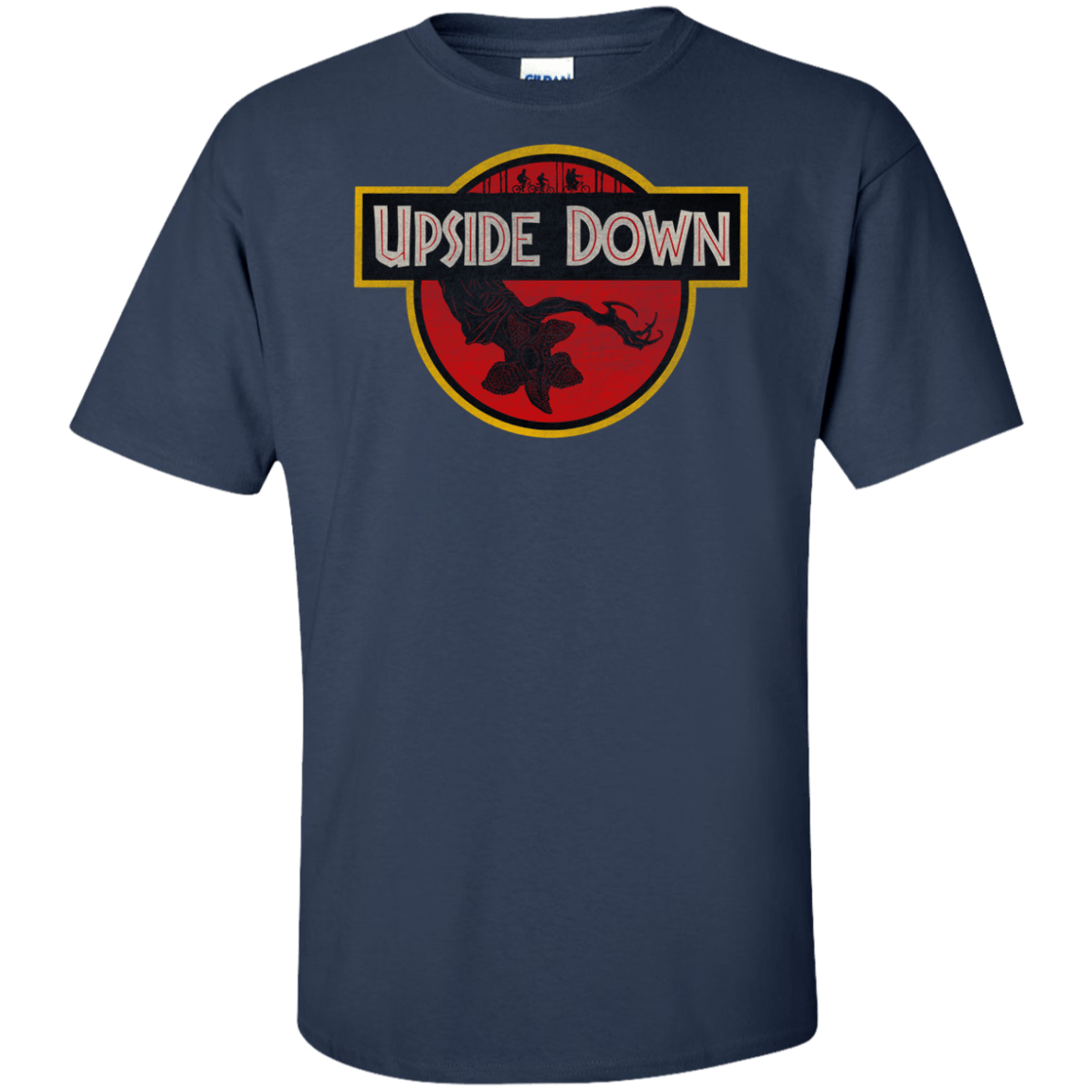 T-Shirts Navy / XLT Upside Down Tall T-Shirt