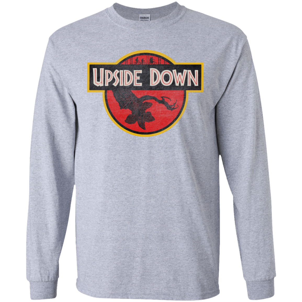 T-Shirts Sport Grey / YS Upside Down Youth Long Sleeve T-Shirt