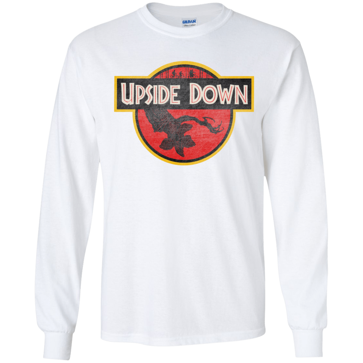 T-Shirts White / YS Upside Down Youth Long Sleeve T-Shirt