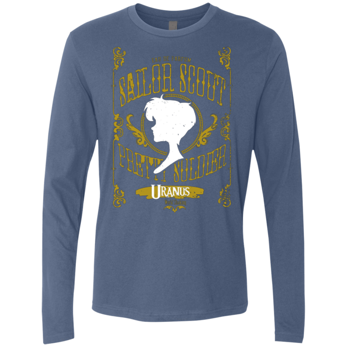 T-Shirts Indigo / Small Uranus Men's Premium Long Sleeve