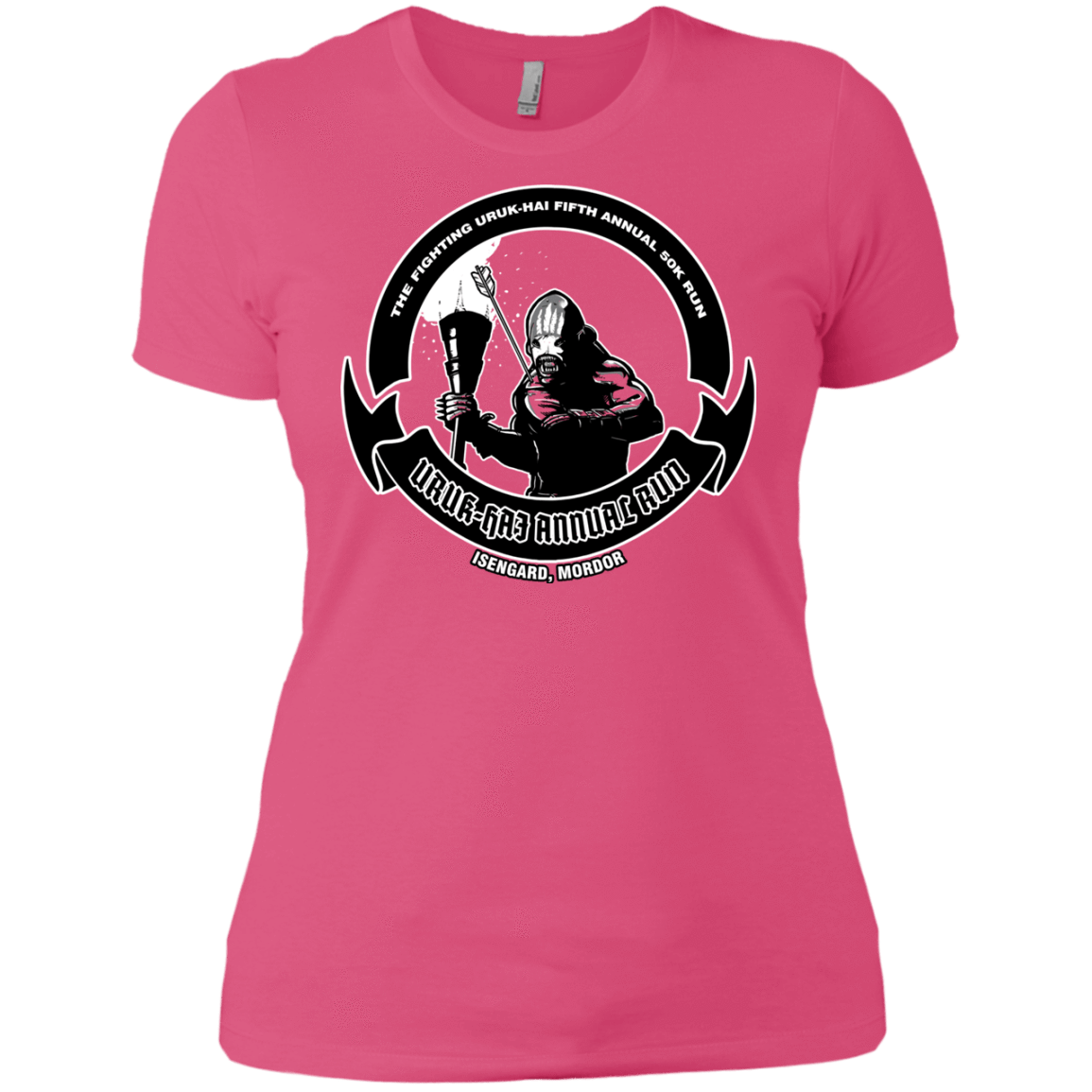 T-Shirts Hot Pink / X-Small Uruk Hai Annual Run Women's Premium T-Shirt