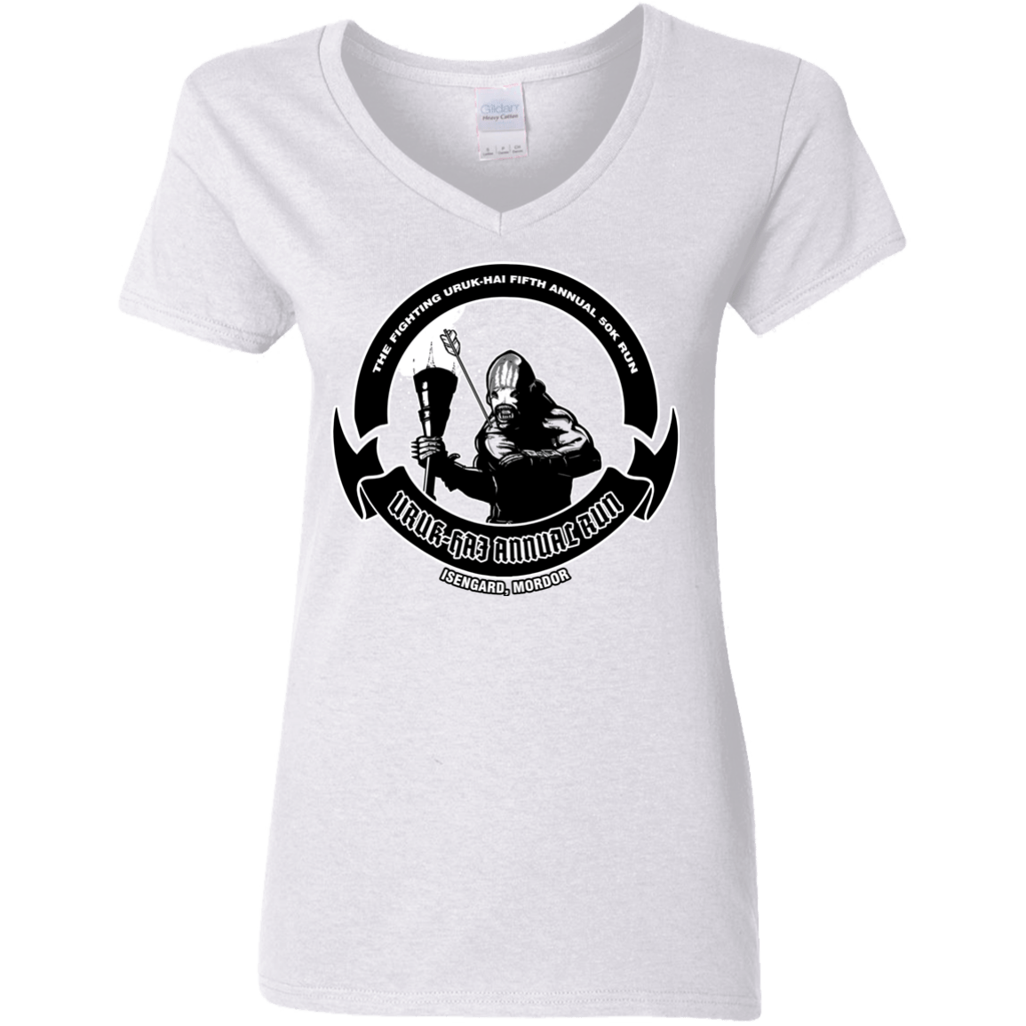 Uruk Hai Annual Run Women's V-Neck T-Shirt