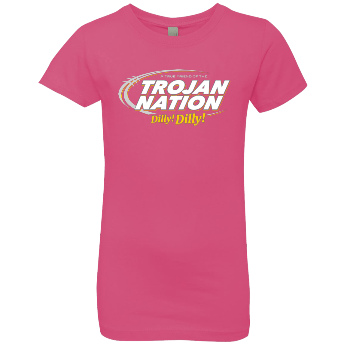 T-Shirts Hot Pink / YXS USC Dilly Dilly Girls Premium T-Shirt