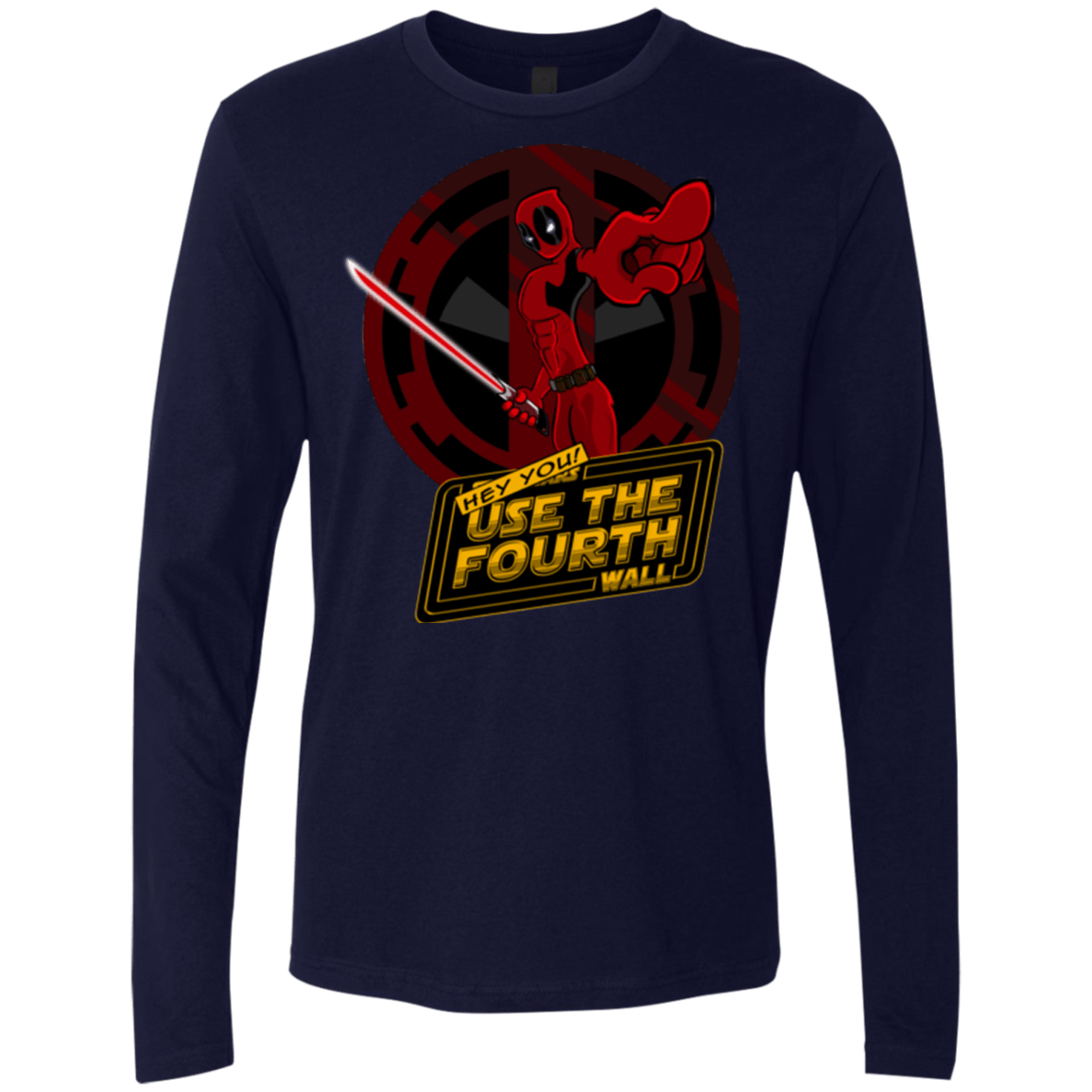 T-Shirts Midnight Navy / Small Use The Fourth Wall Men's Premium Long Sleeve