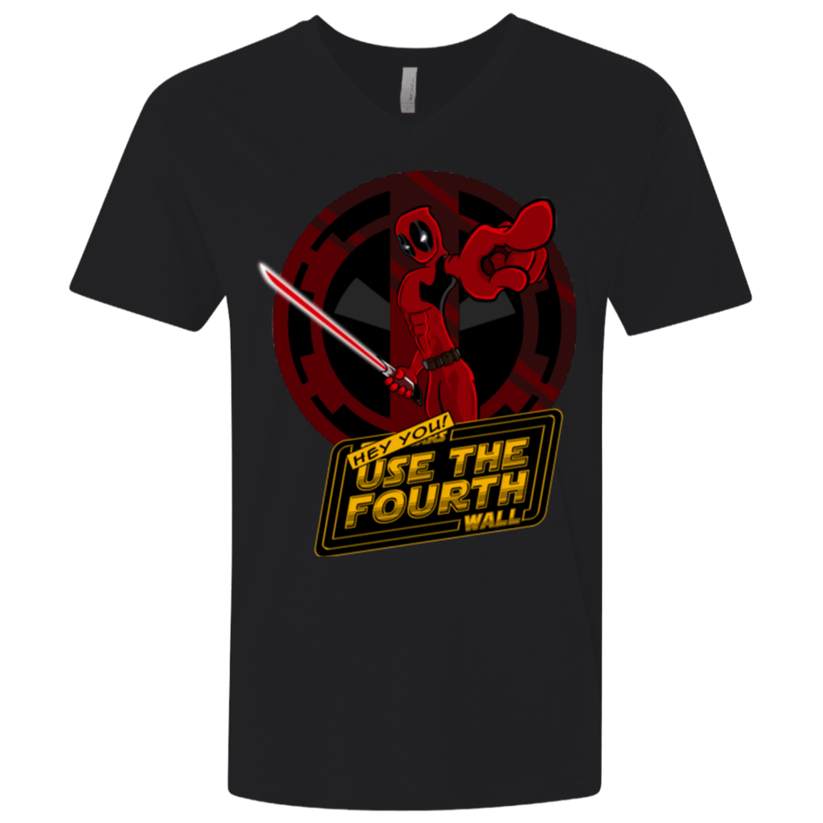 T-Shirts Black / X-Small Use The Fourth Wall Men's Premium V-Neck