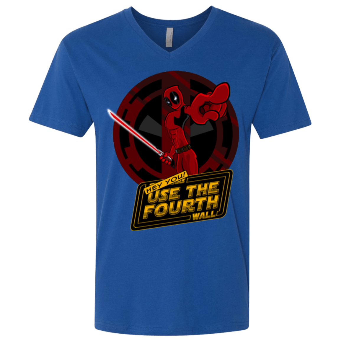 T-Shirts Royal / X-Small Use The Fourth Wall Men's Premium V-Neck
