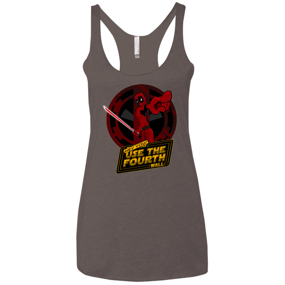 T-Shirts Macchiato / X-Small Use The Fourth Wall Women's Triblend Racerback Tank