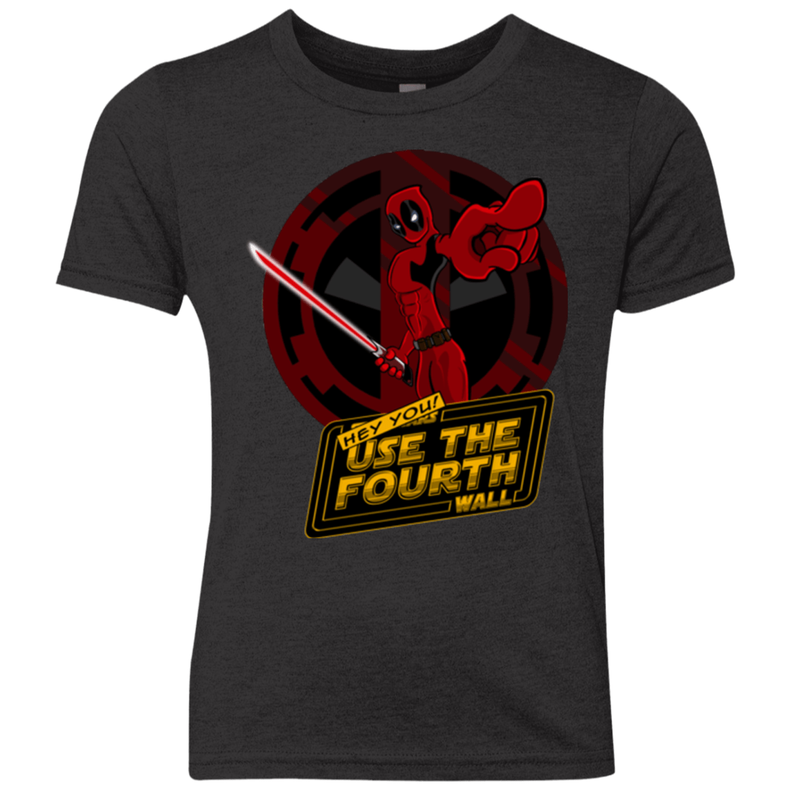 T-Shirts Vintage Black / YXS Use The Fourth Wall Youth Triblend T-Shirt