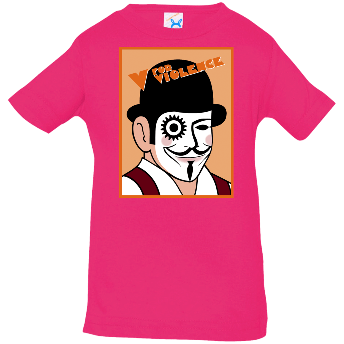 T-Shirts Hot Pink / 6 Months V for Violence Infant PremiumT-Shirt