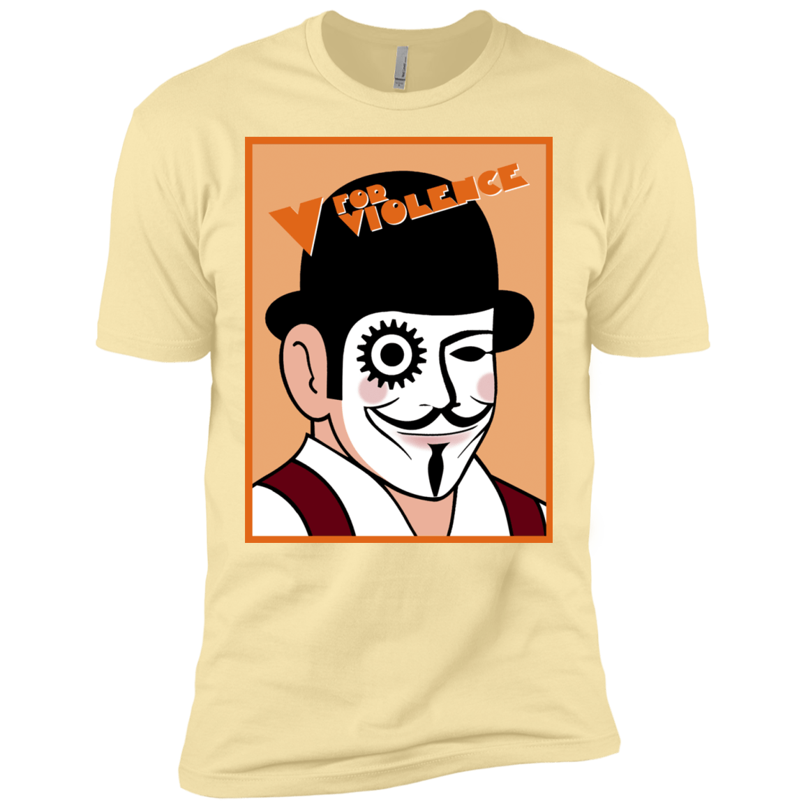 T-Shirts Banana Cream / X-Small V for Violence Men's Premium T-Shirt
