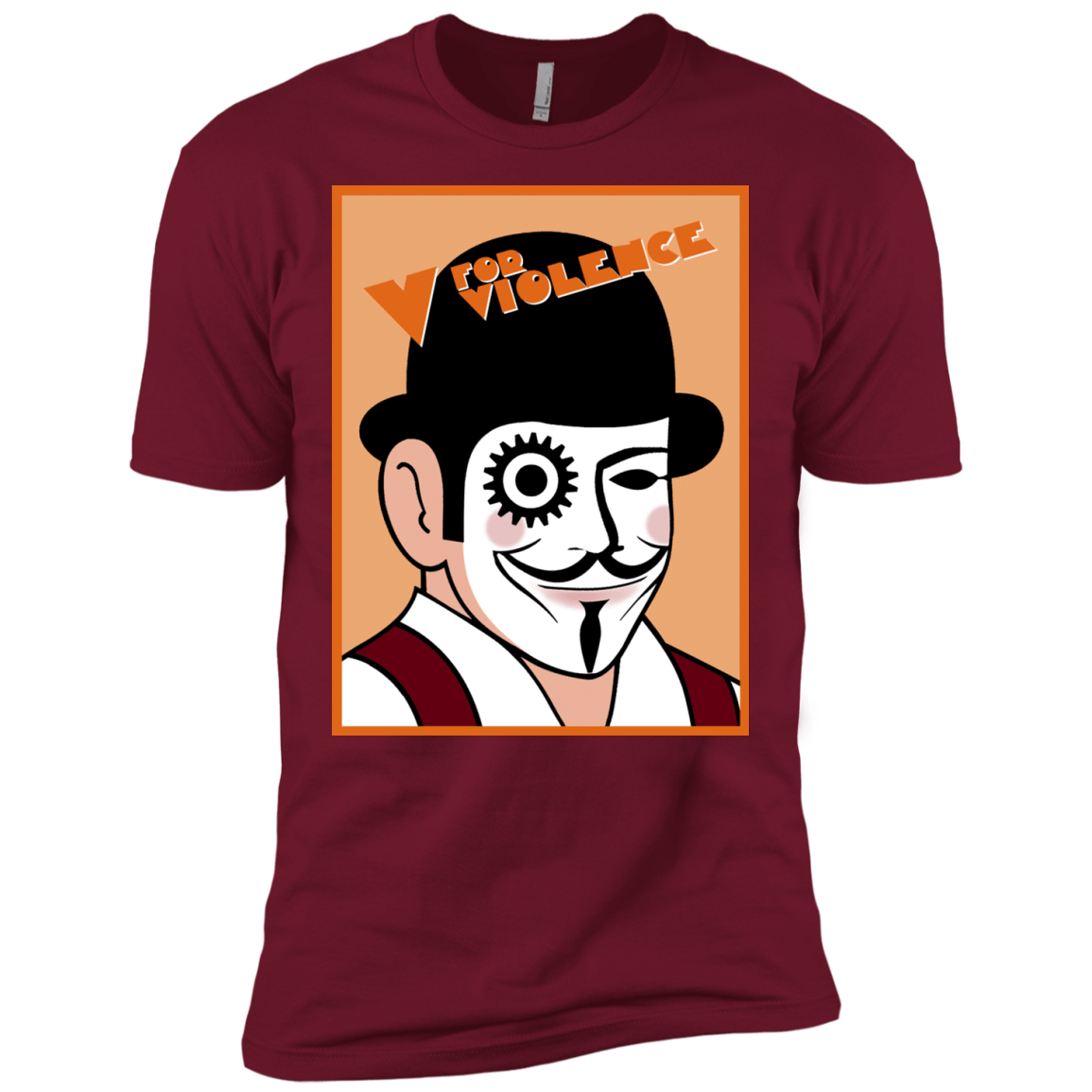 T-Shirts Cardinal / X-Small V for Violence Men's Premium T-Shirt