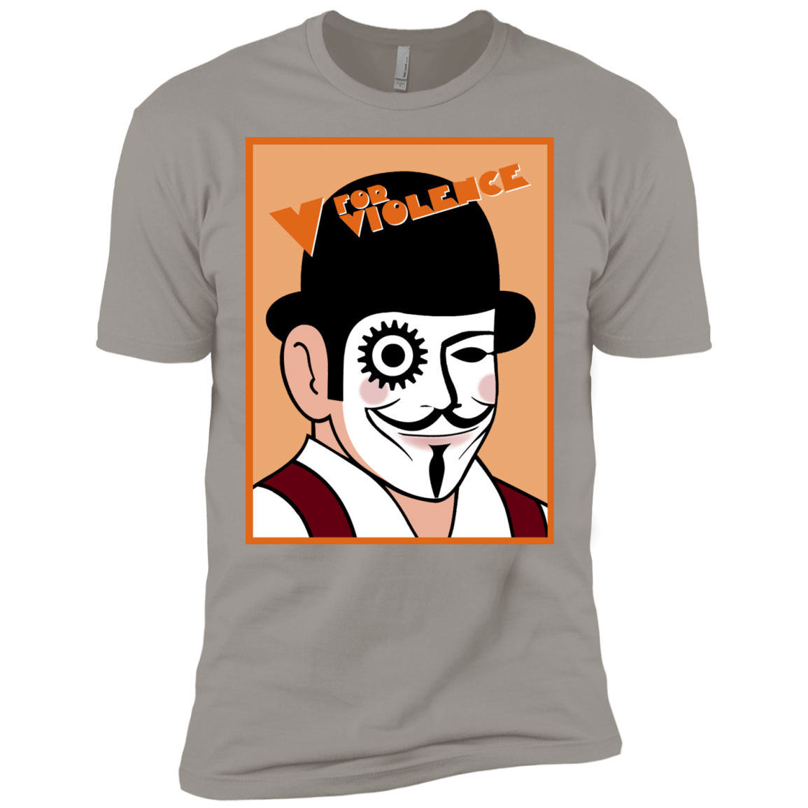 T-Shirts Light Grey / X-Small V for Violence Men's Premium T-Shirt