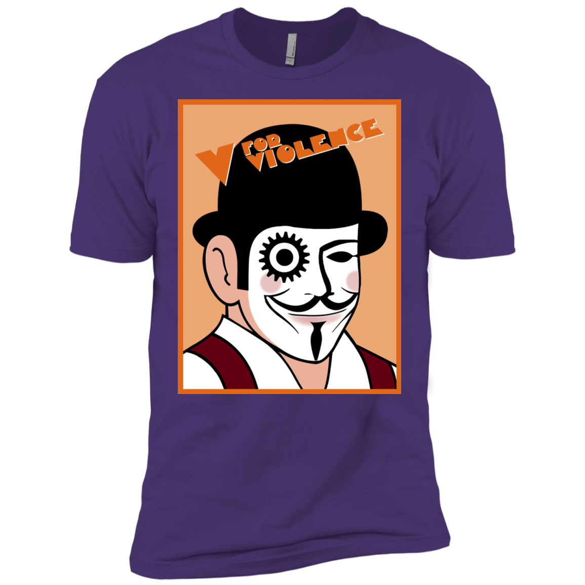 T-Shirts Purple / X-Small V for Violence Men's Premium T-Shirt