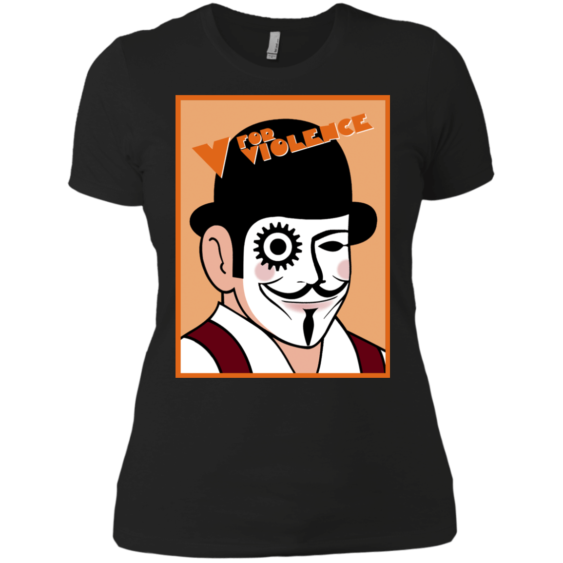 T-Shirts Black / X-Small V for Violence Women's Premium T-Shirt