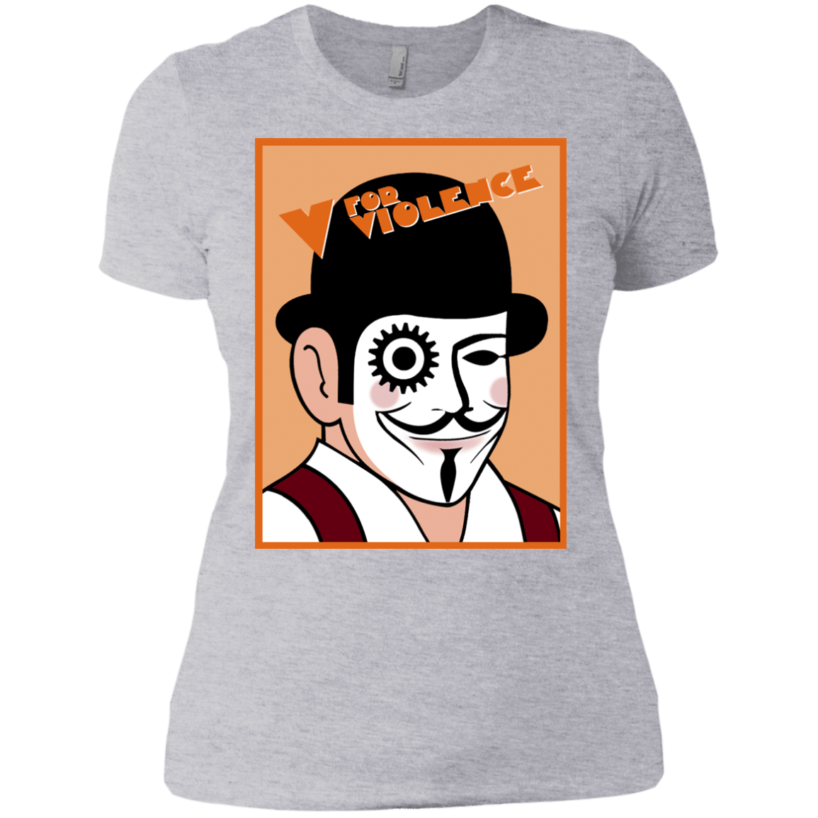 T-Shirts Heather Grey / X-Small V for Violence Women's Premium T-Shirt