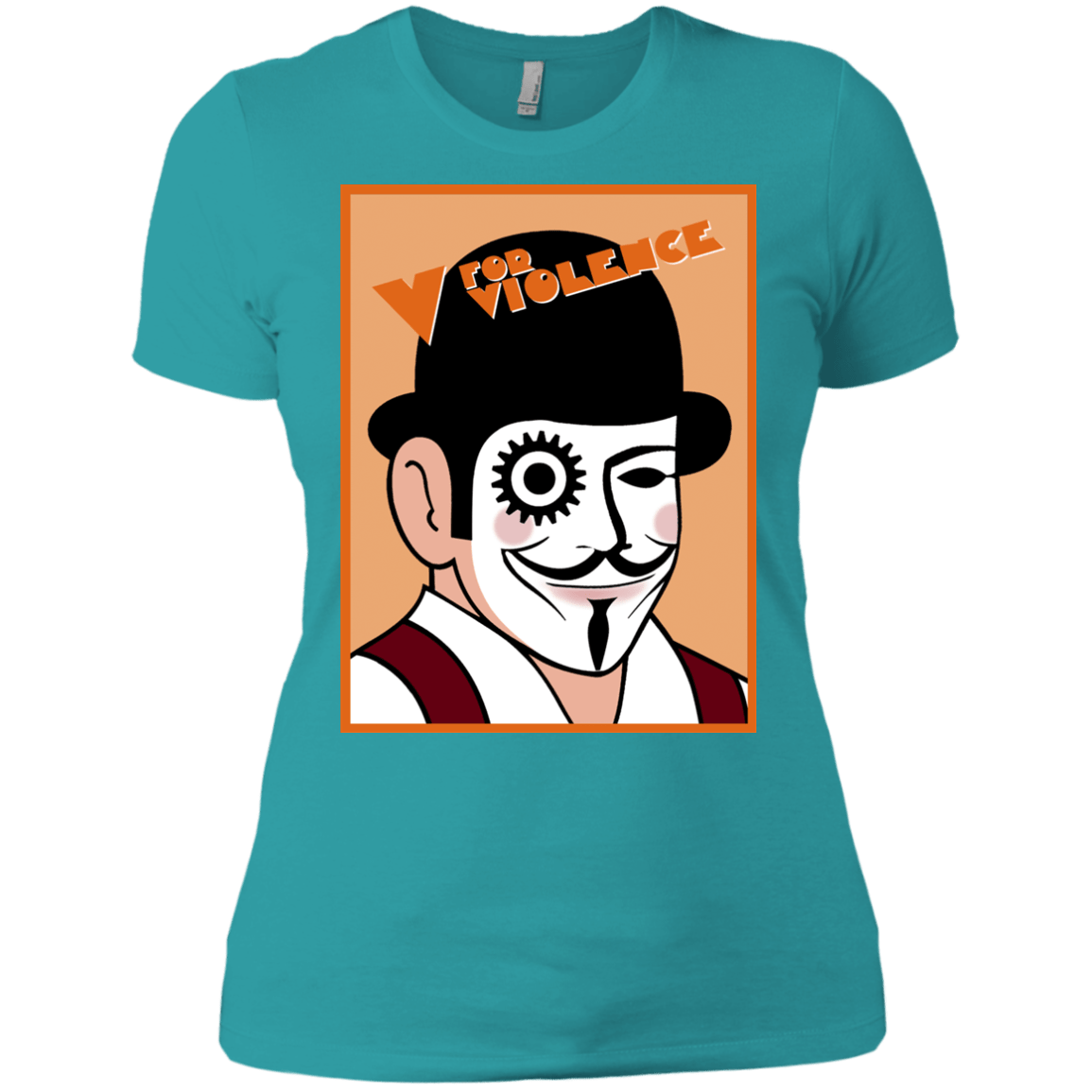 T-Shirts Tahiti Blue / X-Small V for Violence Women's Premium T-Shirt