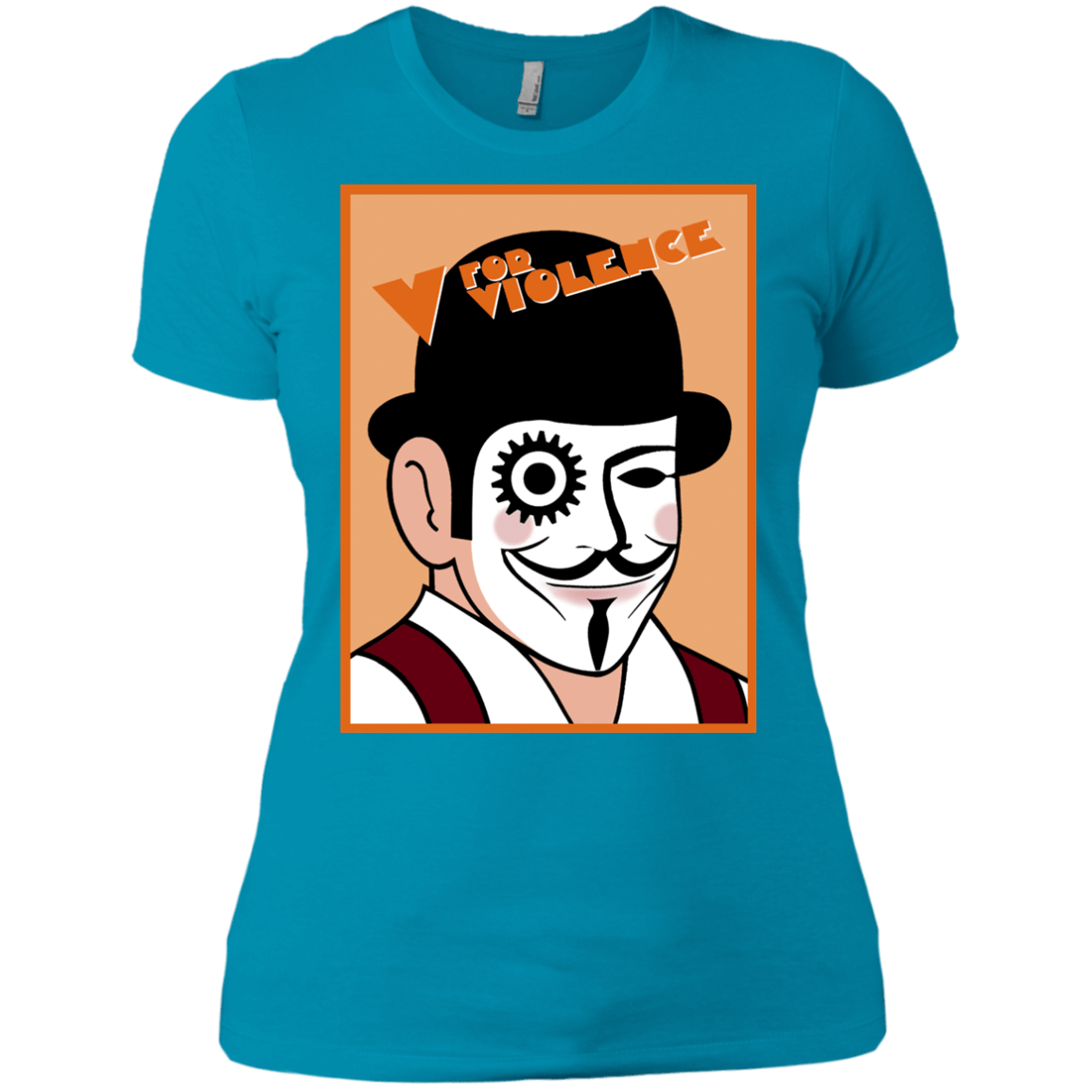 T-Shirts Turquoise / X-Small V for Violence Women's Premium T-Shirt