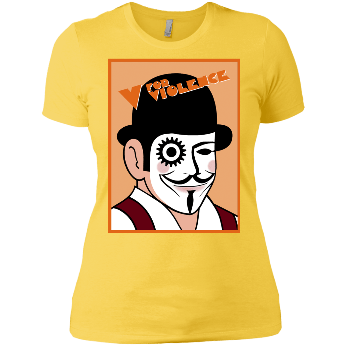 T-Shirts Vibrant Yellow / X-Small V for Violence Women's Premium T-Shirt