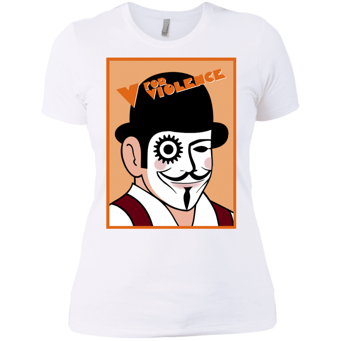 T-Shirts White / X-Small V for Violence Women's Premium T-Shirt