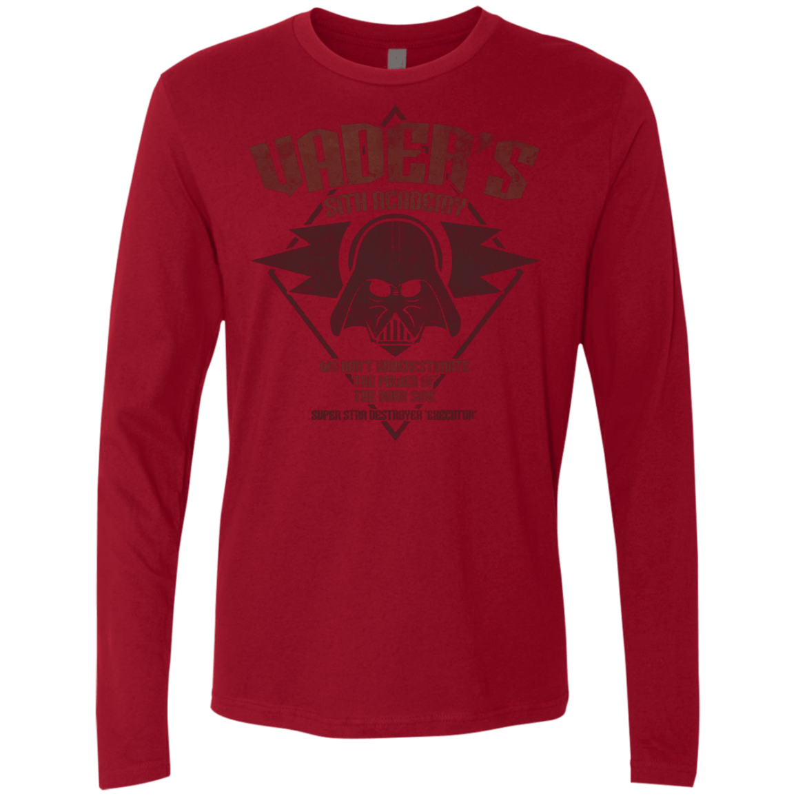 T-Shirts Cardinal / Small Vader Academy Men's Premium Long Sleeve