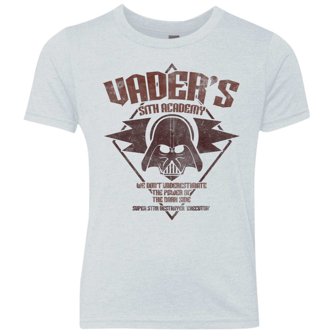 T-Shirts Heather White / YXS Vader Academy Youth Triblend T-Shirt