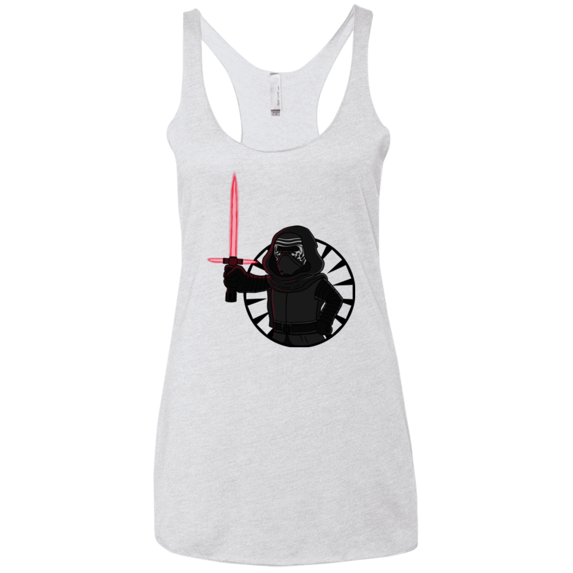 T-Shirts Heather White / X-Small Vader Boy Women's Triblend Racerback Tank