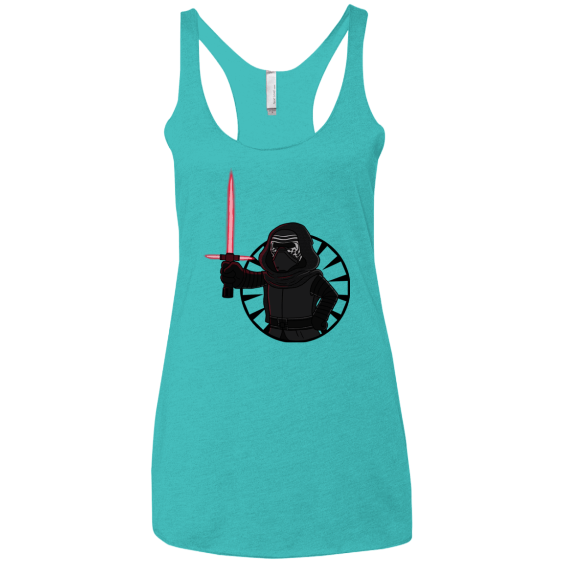 T-Shirts Tahiti Blue / X-Small Vader Boy Women's Triblend Racerback Tank
