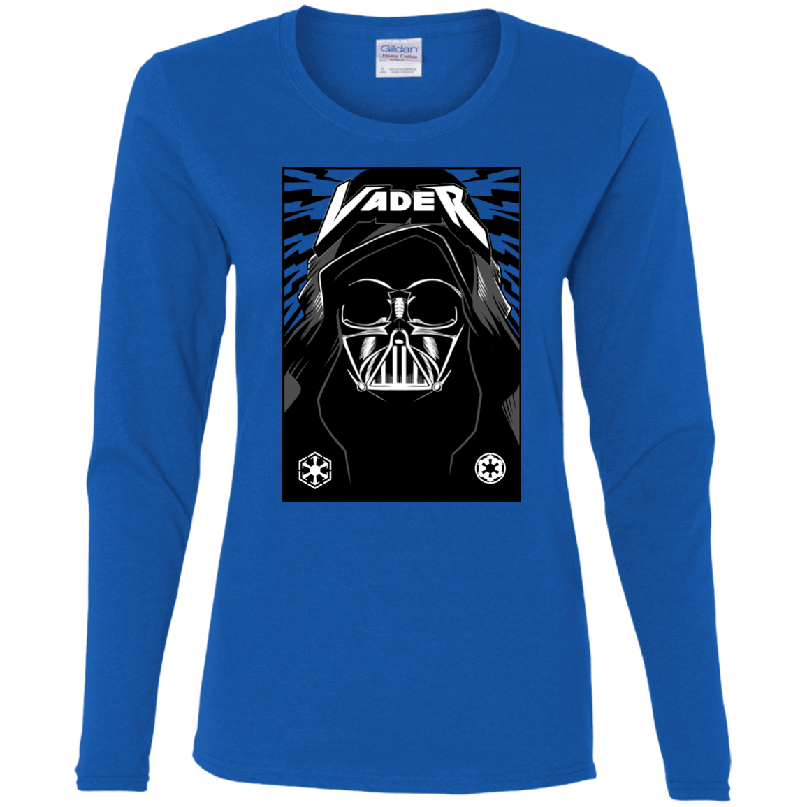 T-Shirts Royal / S Vader Rock Women's Long Sleeve T-Shirt