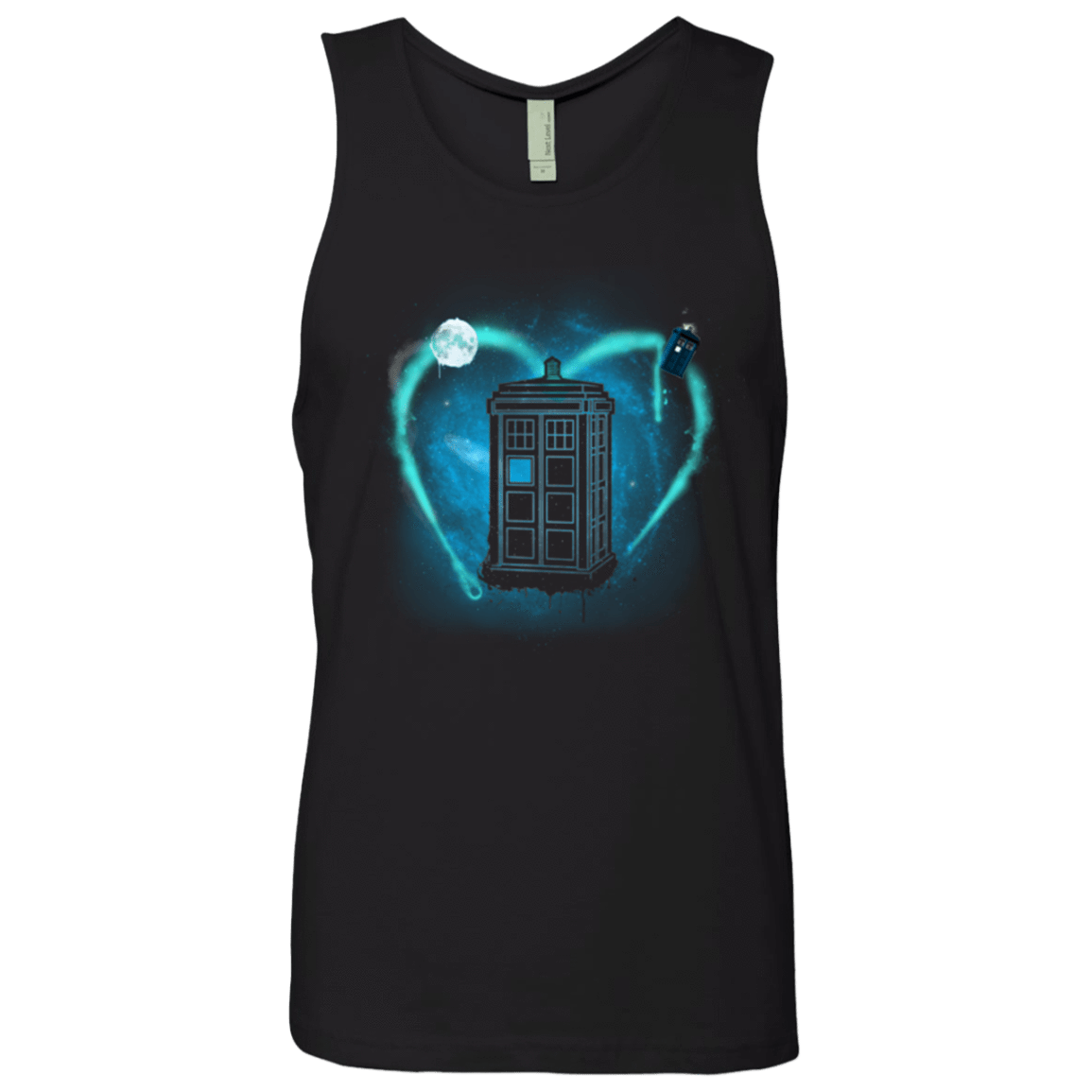 T-Shirts Black / Small Valen Timelord Men's Premium Tank Top