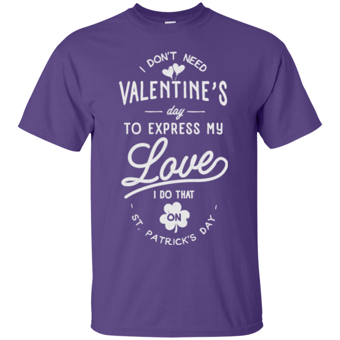 T-Shirts Purple / Small Valentine's Day T-Shirt