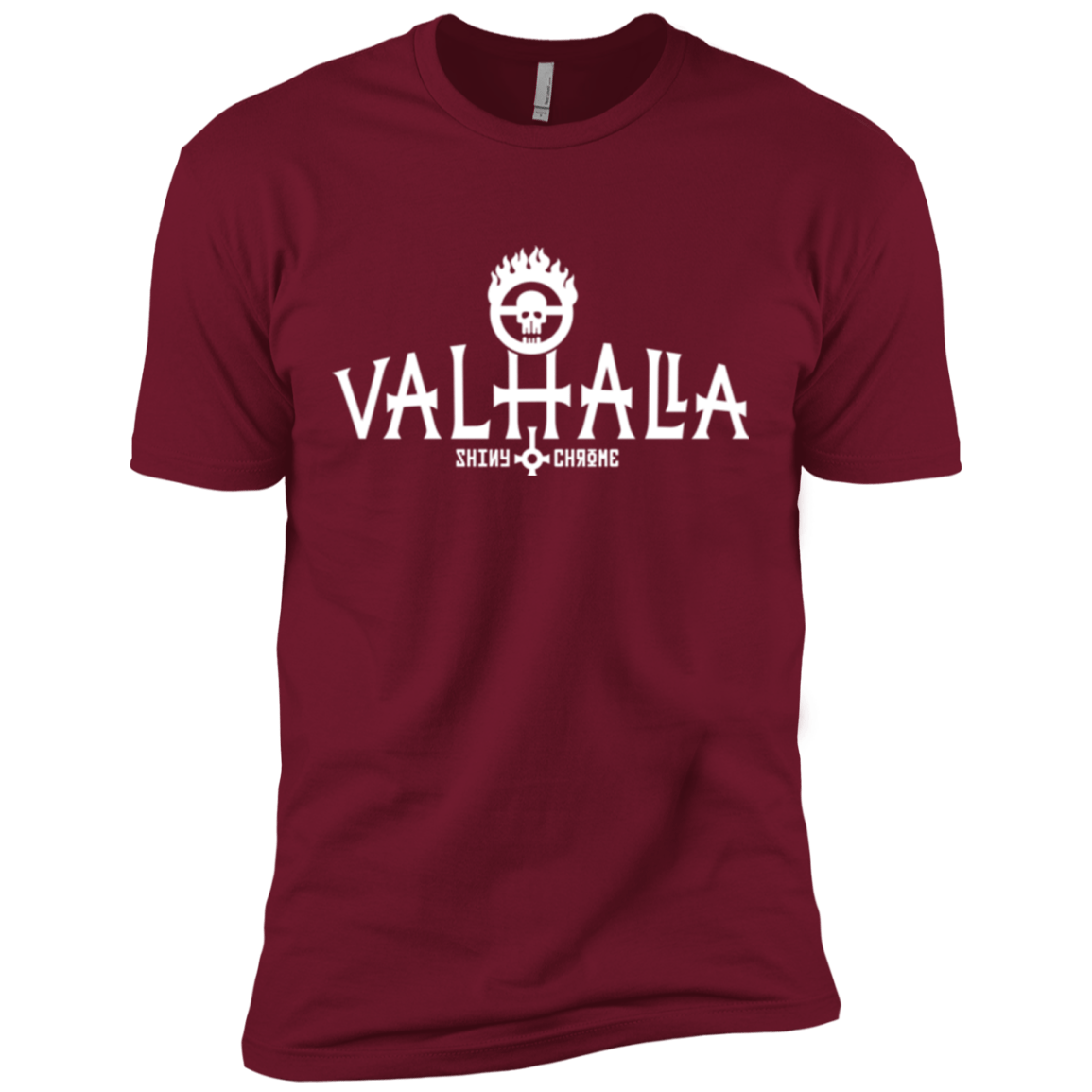 T-Shirts Cardinal / X-Small Valhalla Shiny & Chrome Men's Premium T-Shirt
