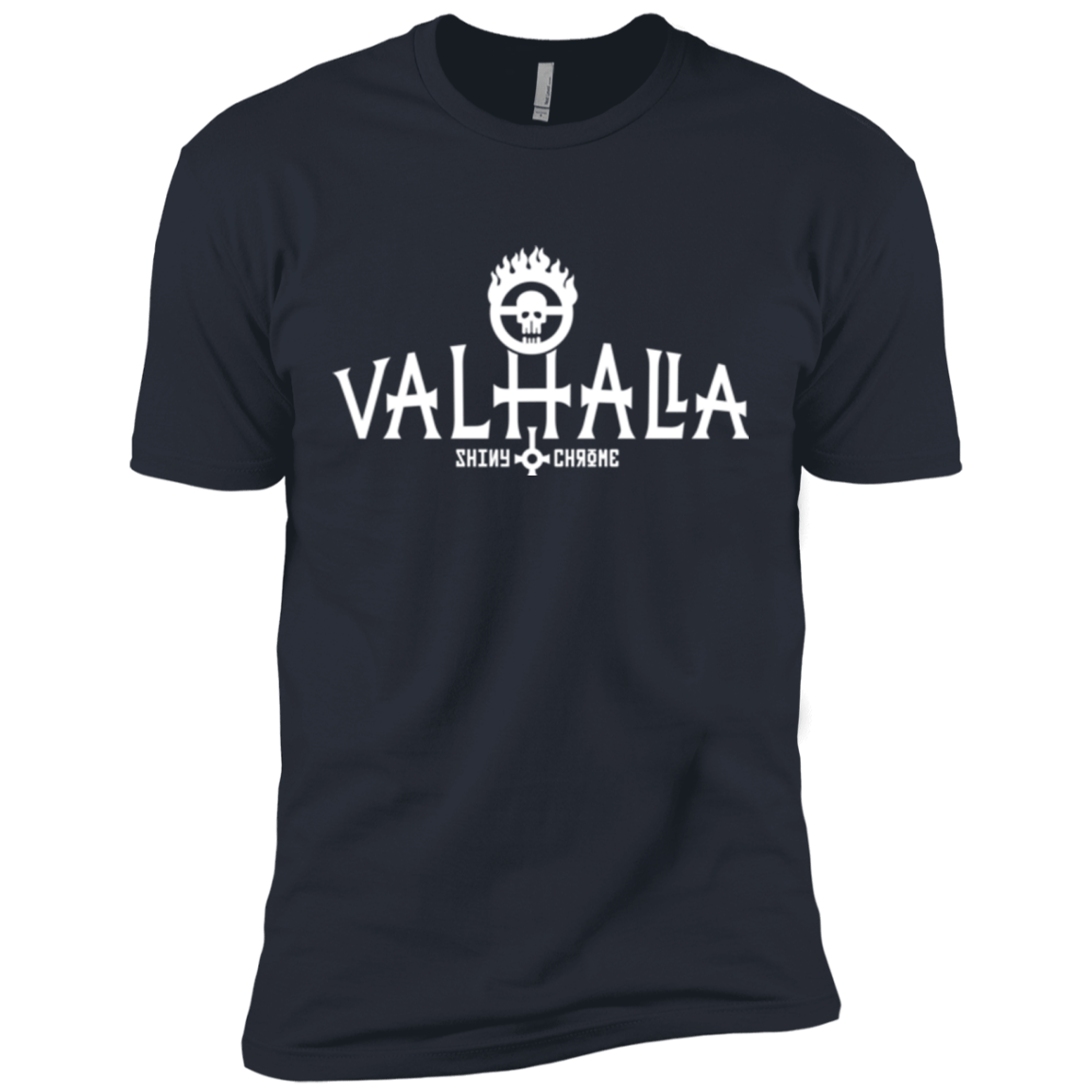 T-Shirts Indigo / X-Small Valhalla Shiny & Chrome Men's Premium T-Shirt