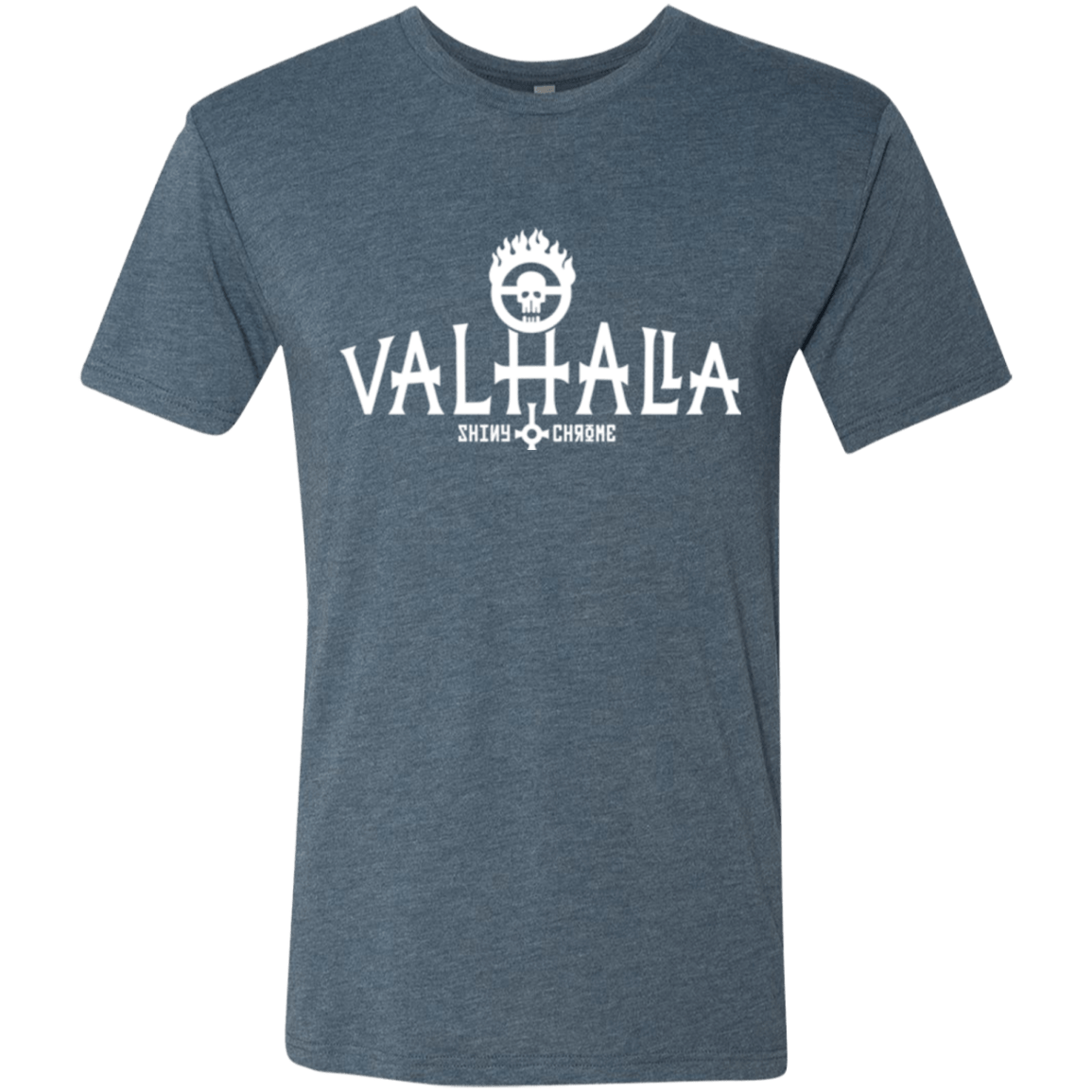 T-Shirts Indigo / Small Valhalla Shiny & Chrome Men's Triblend T-Shirt
