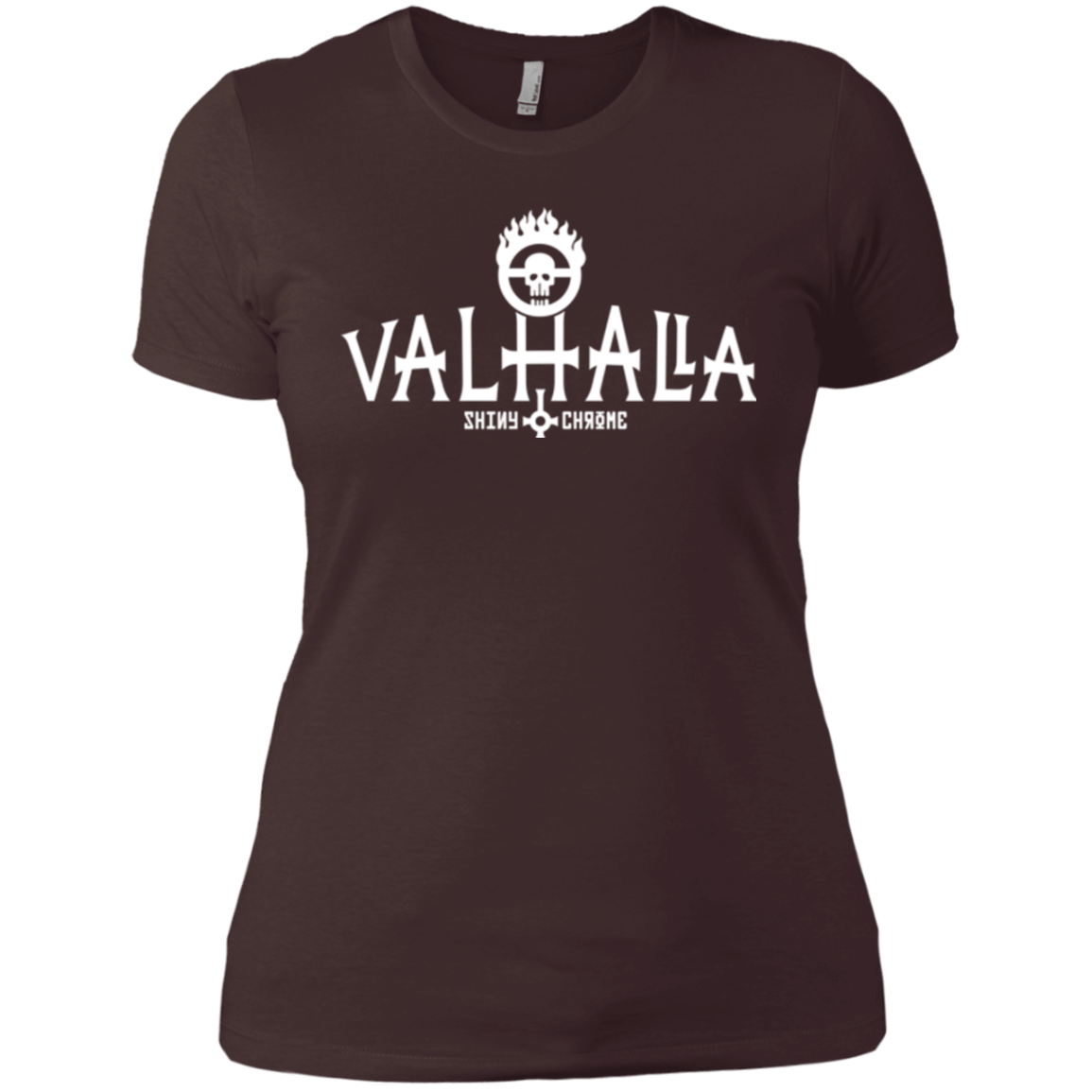 T-Shirts Dark Chocolate / X-Small Valhalla Shiny & Chrome Women's Premium T-Shirt