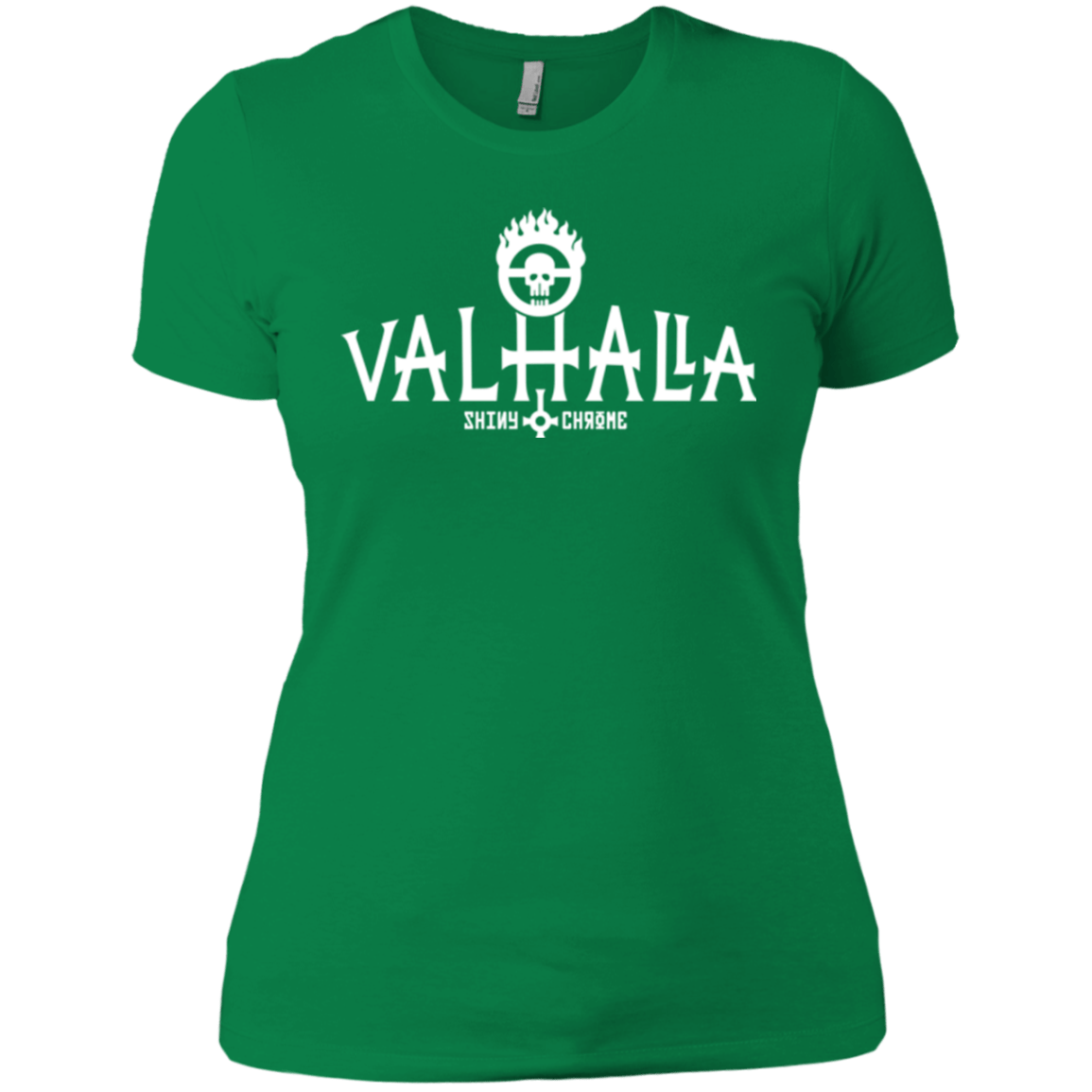 T-Shirts Kelly Green / X-Small Valhalla Shiny & Chrome Women's Premium T-Shirt
