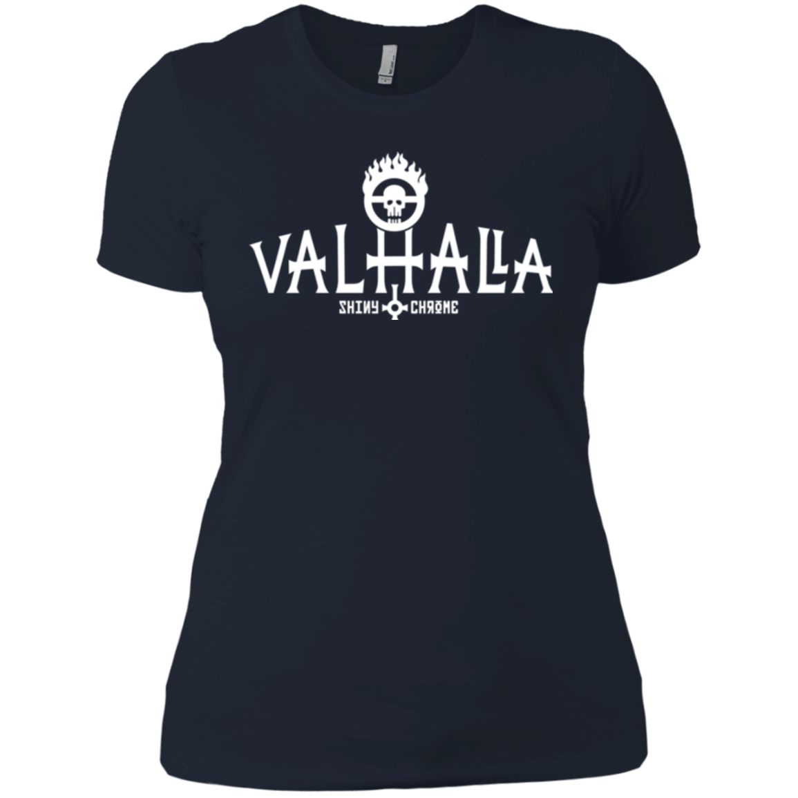 T-Shirts Midnight Navy / X-Small Valhalla Shiny & Chrome Women's Premium T-Shirt