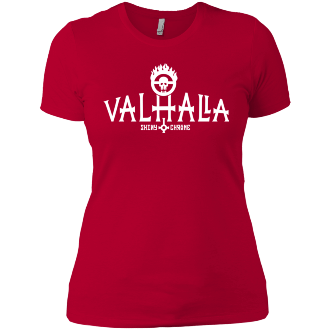 T-Shirts Red / X-Small Valhalla Shiny & Chrome Women's Premium T-Shirt