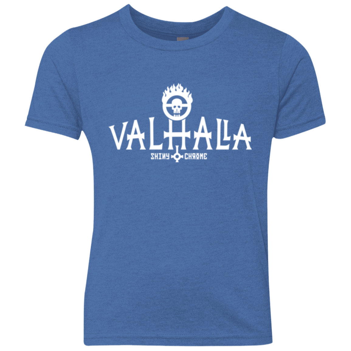 T-Shirts Vintage Royal / YXS Valhalla Shiny & Chrome Youth Triblend T-Shirt