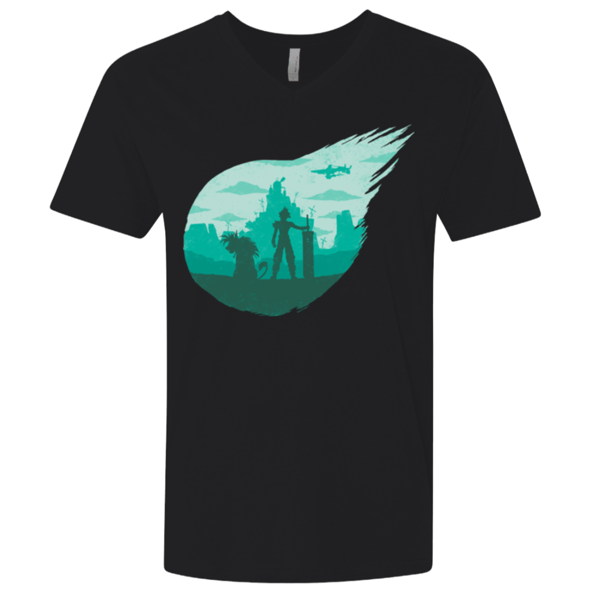 T-Shirts Black / X-Small Valley of the fallen stars Men's Premium V-Neck