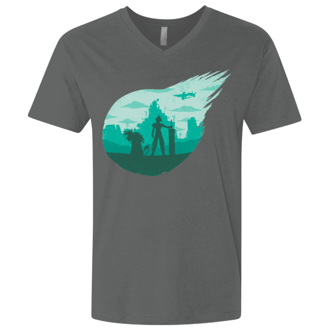 T-Shirts Heavy Metal / X-Small Valley of the fallen stars Men's Premium V-Neck