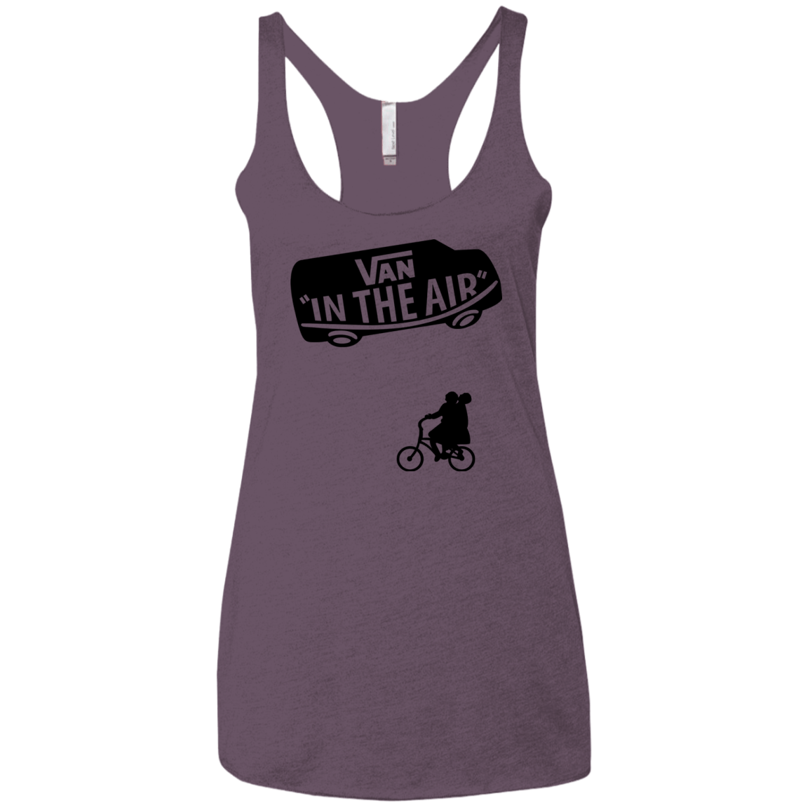 T-Shirts Vintage Purple / X-Small Van in the Air Women's Triblend Racerback Tank
