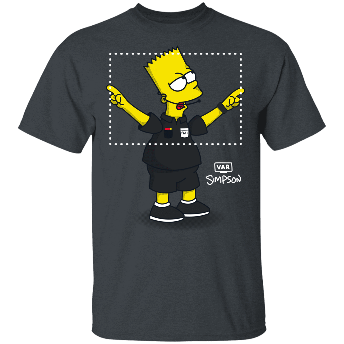 T-Shirts Dark Heather / YXS VAR Simpson Youth T-Shirt