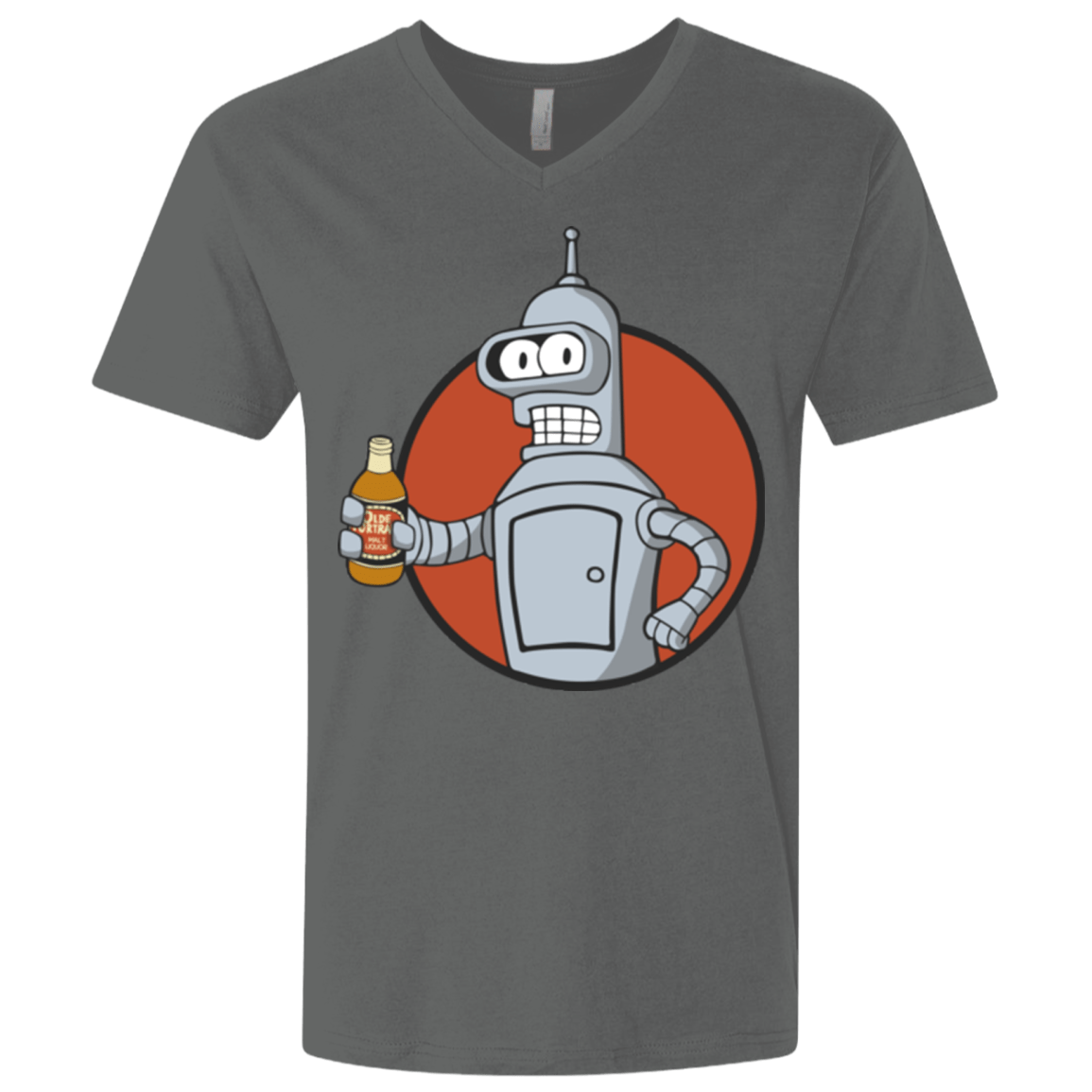 T-Shirts Heavy Metal / X-Small Vault bot Men's Premium V-Neck