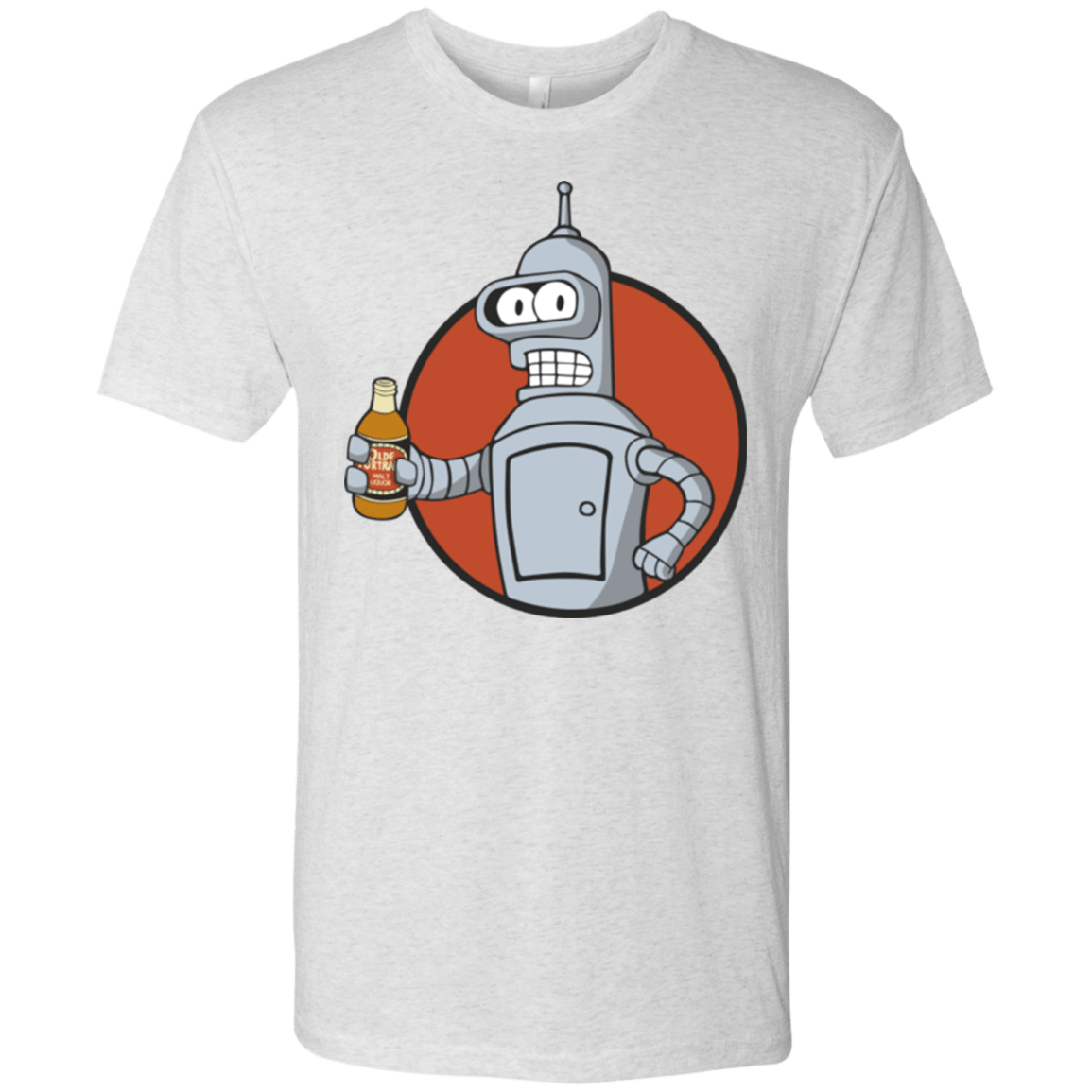 T-Shirts Heather White / Small Vault bot Men's Triblend T-Shirt