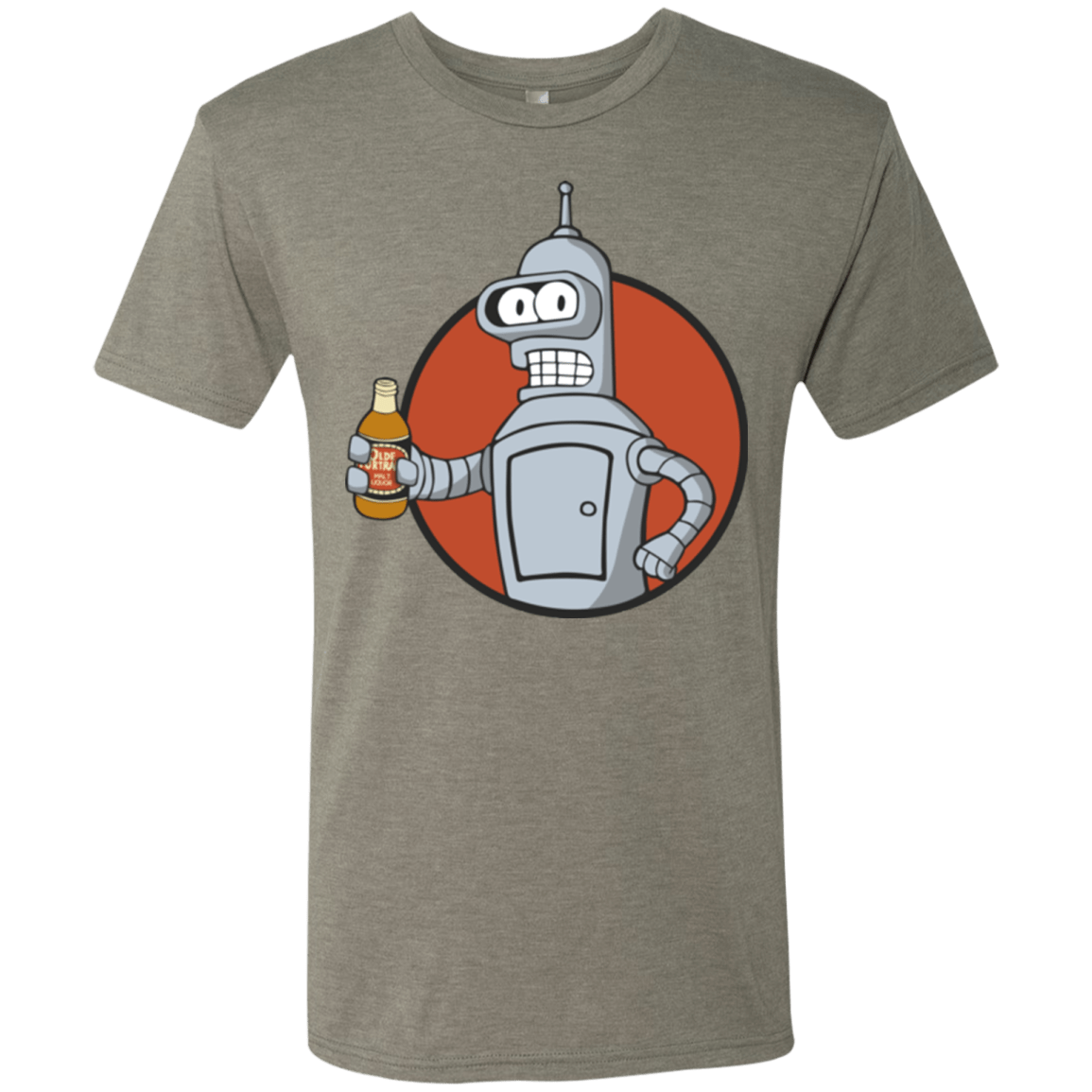 T-Shirts Venetian Grey / Small Vault bot Men's Triblend T-Shirt